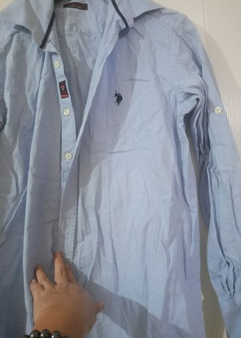 U. S. POLO Açık Mavi Erkek Gömlek - Görsel 3