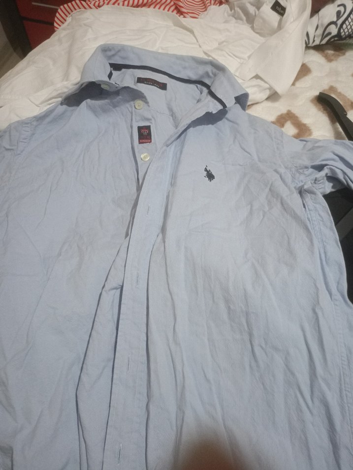 U. S. POLO Açık Mavi Erkek Gömlek - Görsel 4