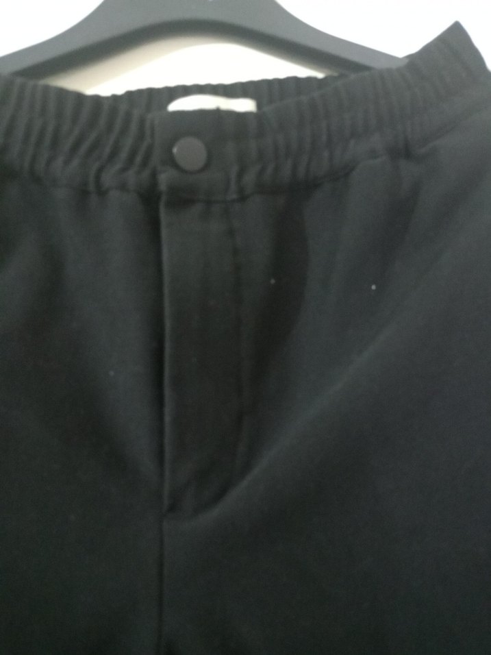 Siyah Erkek Regular Fit Kumaş Pantolon - Görsel 3