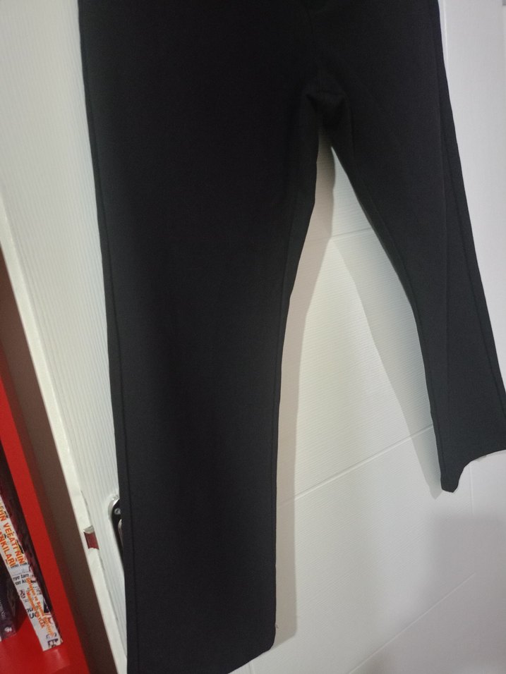 Siyah Erkek Regular Fit Kumaş Pantolon - Görsel 2