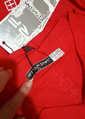 kırmızı gömlek elbise - Görsel 6