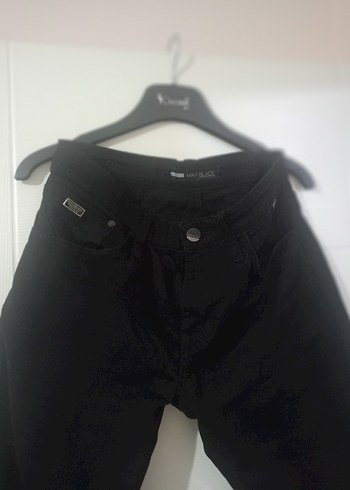 Erkek Siyah Regular Fit Denim Pantolon - Görsel 2