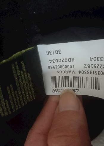 Erkek Siyah Regular Fit Denim Pantolon - Görsel 5