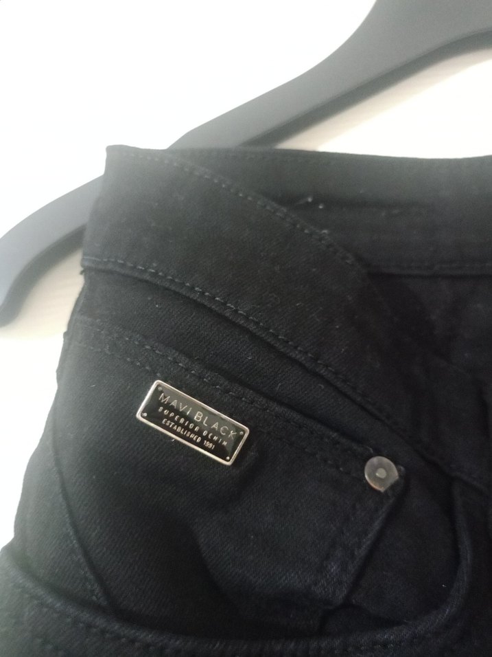 Erkek Siyah Regular Fit Denim Pantolon - Görsel 3