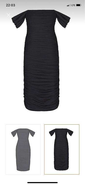 Drape elbise