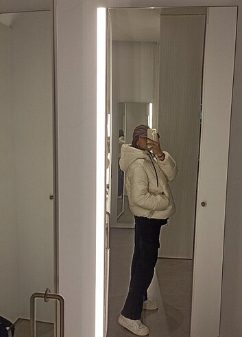 Mavi Jeans beyaz şişme mont 