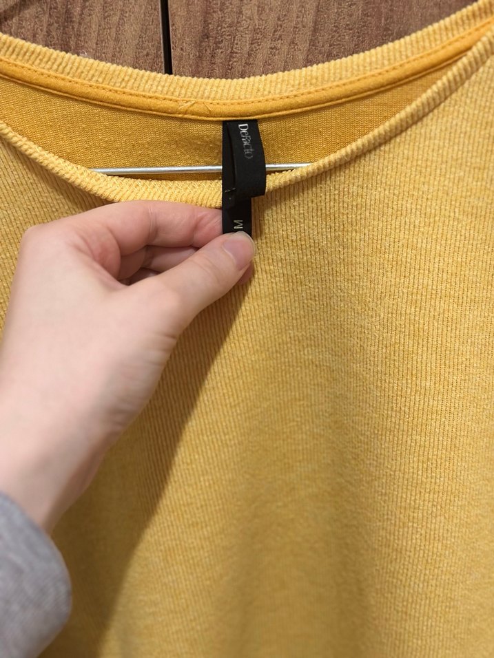 Sarı Uzun Kollu Defacto Triko Kazak - Görsel 2