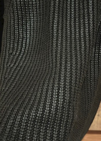 Siyah Kadın Defacto Örgü Kazak - Görsel 3