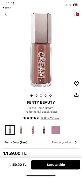 Fenty gloss