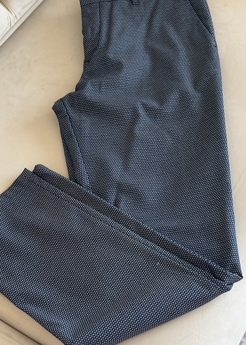 Lufian Lufian marka Lacivert Pilili Erkek Pantolon