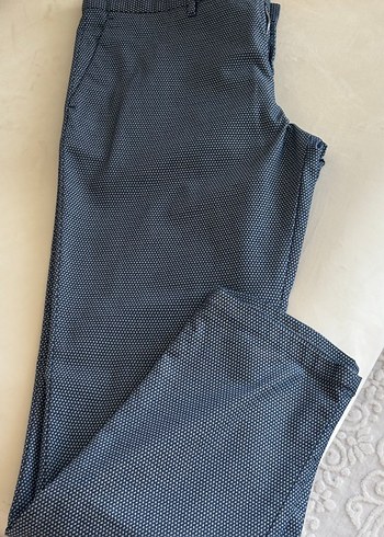 Lufian marka Lacivert Pilili Erkek Pantolon
