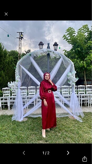 Zara Kırmızı elbise