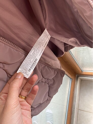 10 Yaş Beden pembe Renk Zara mont 10 yaş