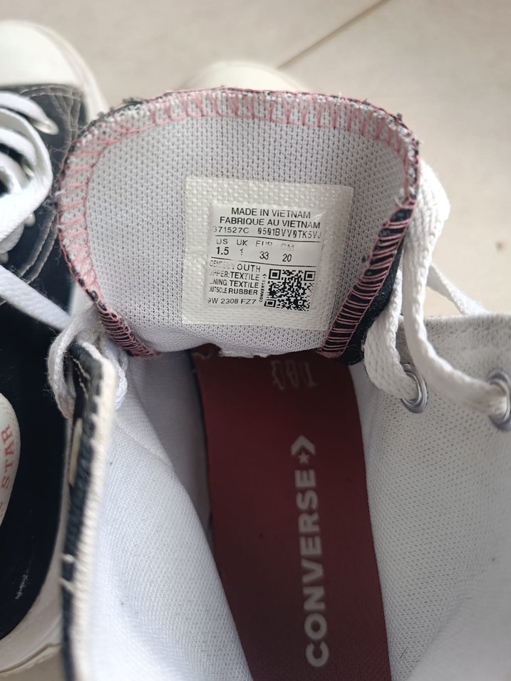 Converse  Siyah Beyaz Spor Ayakkabı - Görsel 4