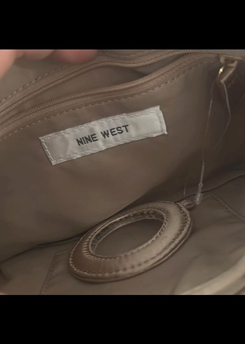 Nine West Bej Fırfırlı Kadın Çanta