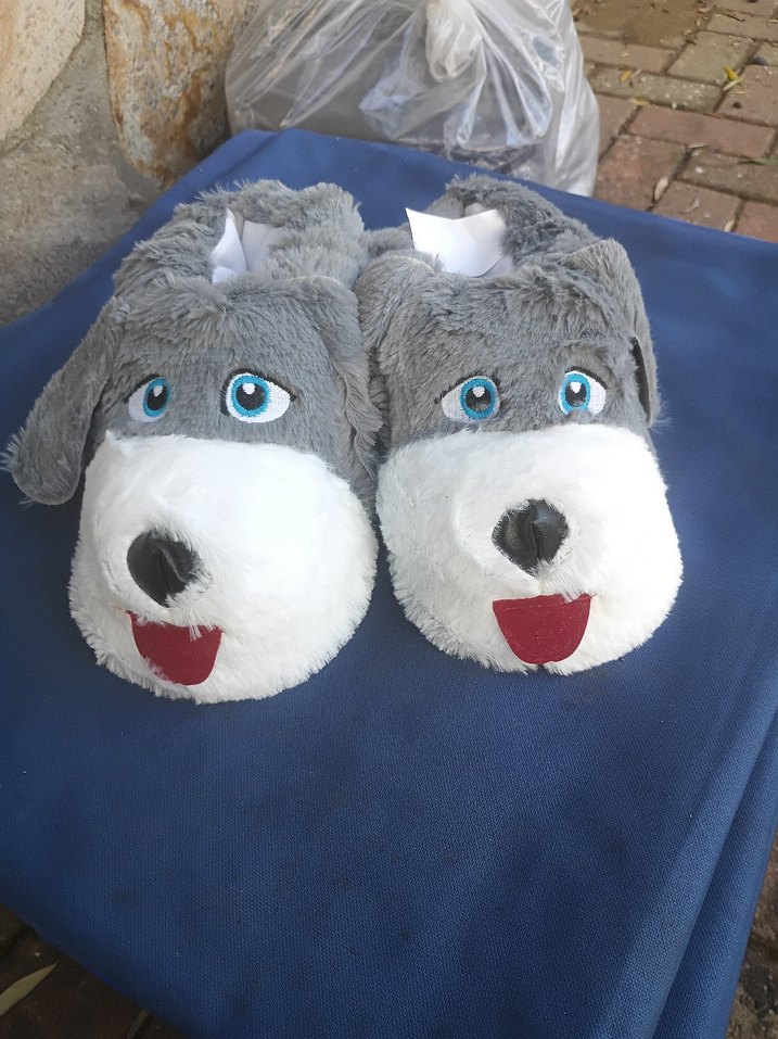 Kız Çocuk Pembe Peluş Hayvanlı Ev Terliği - Görsel 2