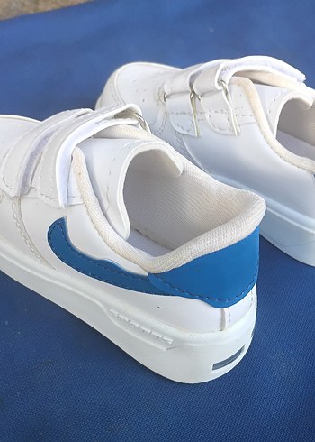 Beyaz Erkek Çocuk Spor Ayakkabı Velcro - Görsel 5