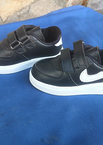 Beyaz Erkek Çocuk Spor Ayakkabı Velcro - Görsel 3