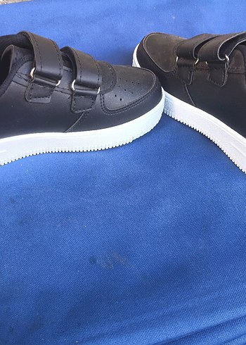 Siyah Beyaz Erkek Çocuk Spor Ayakkabı - Görsel 2