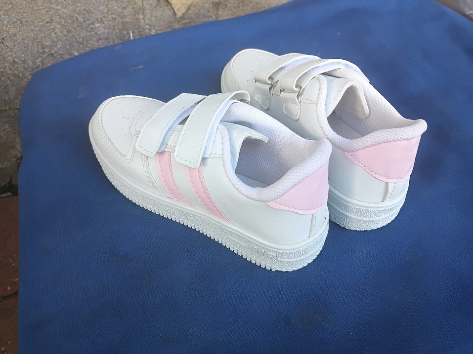 Siyah Beyaz Erkek Çocuk Spor Ayakkabı - Görsel 4