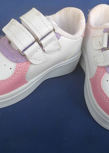 Beyaz Erkek Çocuk Cırt Cırtlı Spor Ayakkabı - Görsel 5