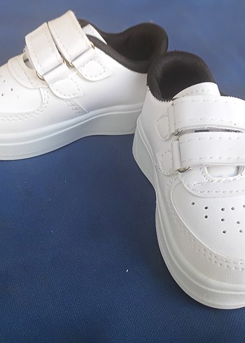 Beyaz Erkek Çocuk Cırt Cırtlı Spor Ayakkabı - Görsel 2