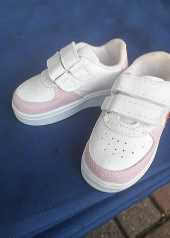 Beyaz Erkek Çocuk Cırt Cırtlı Spor Ayakkabı - Görsel 12