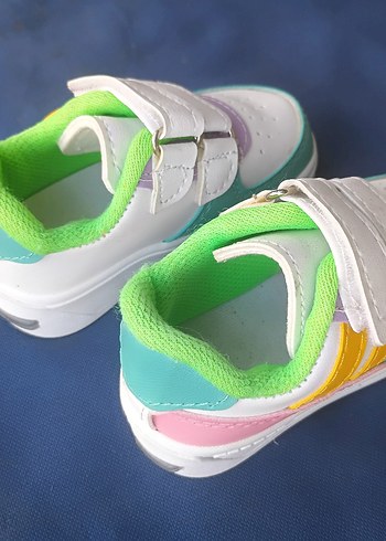 Beyaz Erkek Çocuk Cırt Cırtlı Spor Ayakkabı - Görsel 13