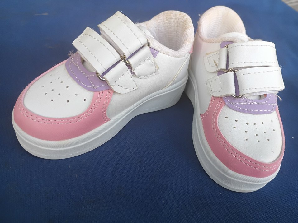 Beyaz Erkek Çocuk Cırt Cırtlı Spor Ayakkabı - Görsel 5