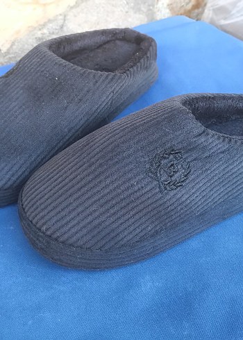 Gri Örgü Erkek Ev Terliği - Görsel 2