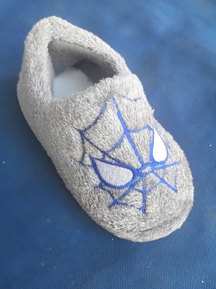 Pembe Barbie Kız Çocuk Sıcak Terlik Velcro - Görsel 2