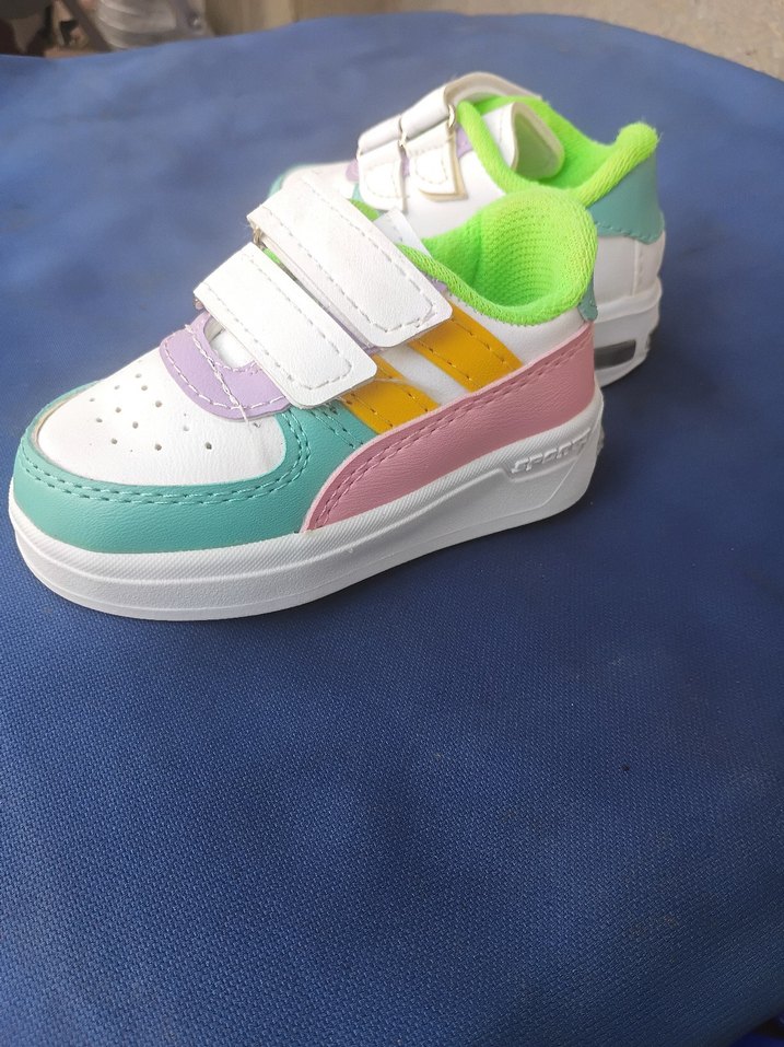 Renkli Erkek Çocuk Sneaker Ayakkabı - Görsel 4