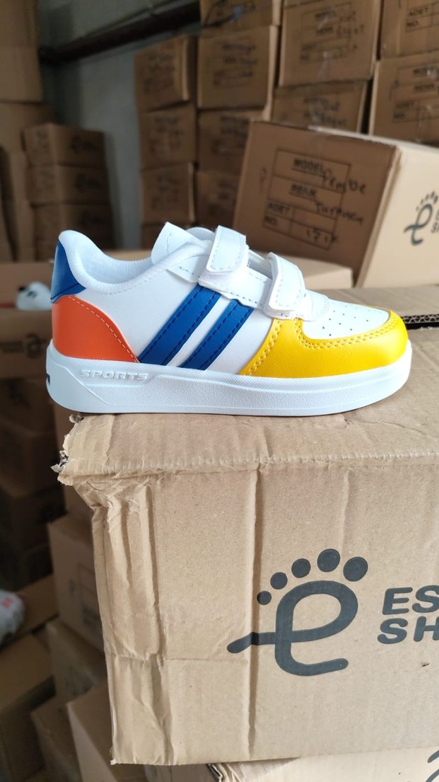 Renkli Erkek Çocuk Sneaker Ayakkabı - Görsel 3