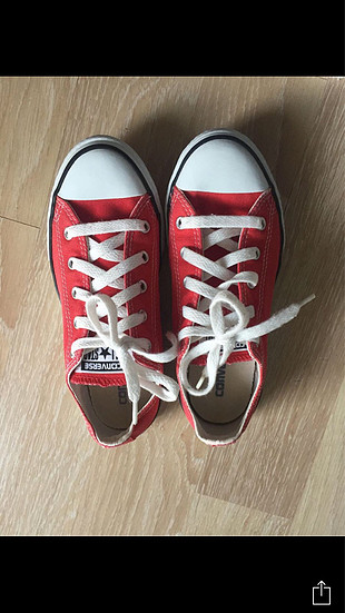 35 Beden KIRMIZI ORIJINAL CONVERSE????