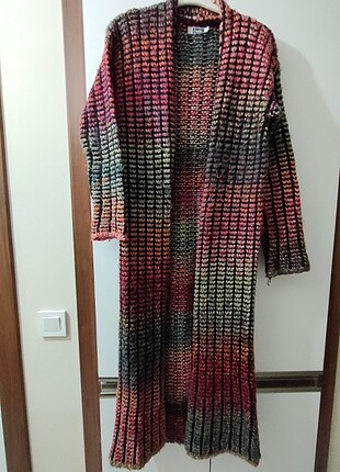 Renkli uzun hırka / XS-S-M
