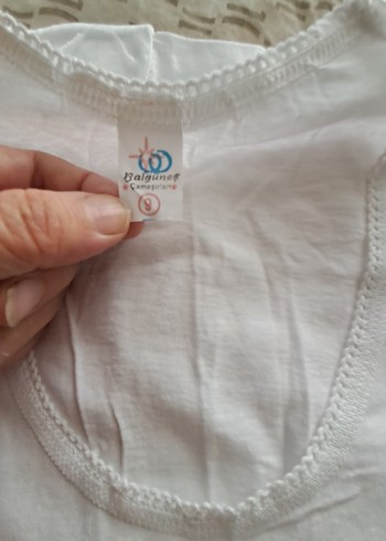 Kadın Beyaz Salaş Midi Atlet - Görsel 5