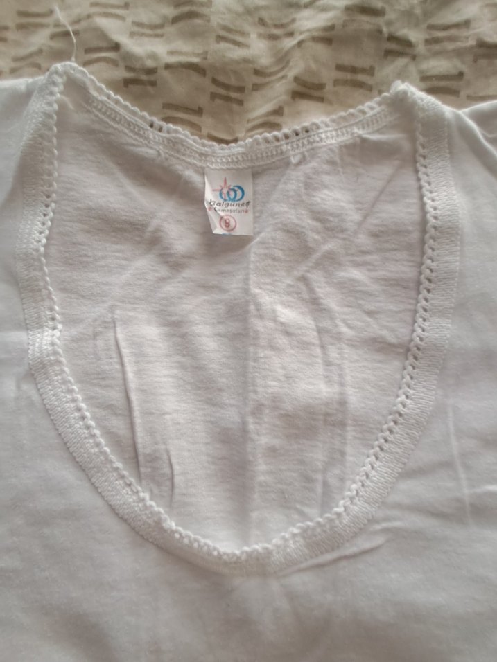 Kadın Beyaz Salaş Midi Atlet - Görsel 3