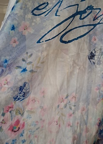 Gri Baskılı  Midi Elbise - Görsel 5