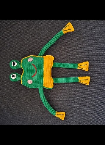 HAREKETLİ AMİGURUMİ KURBAĞA - Görsel 3