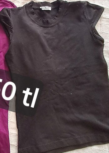 LC Waikiki Kız Çocuk Uzun Kollu Mor Basic Tişört