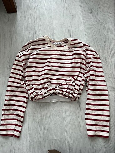 Çizgili sweatshirt