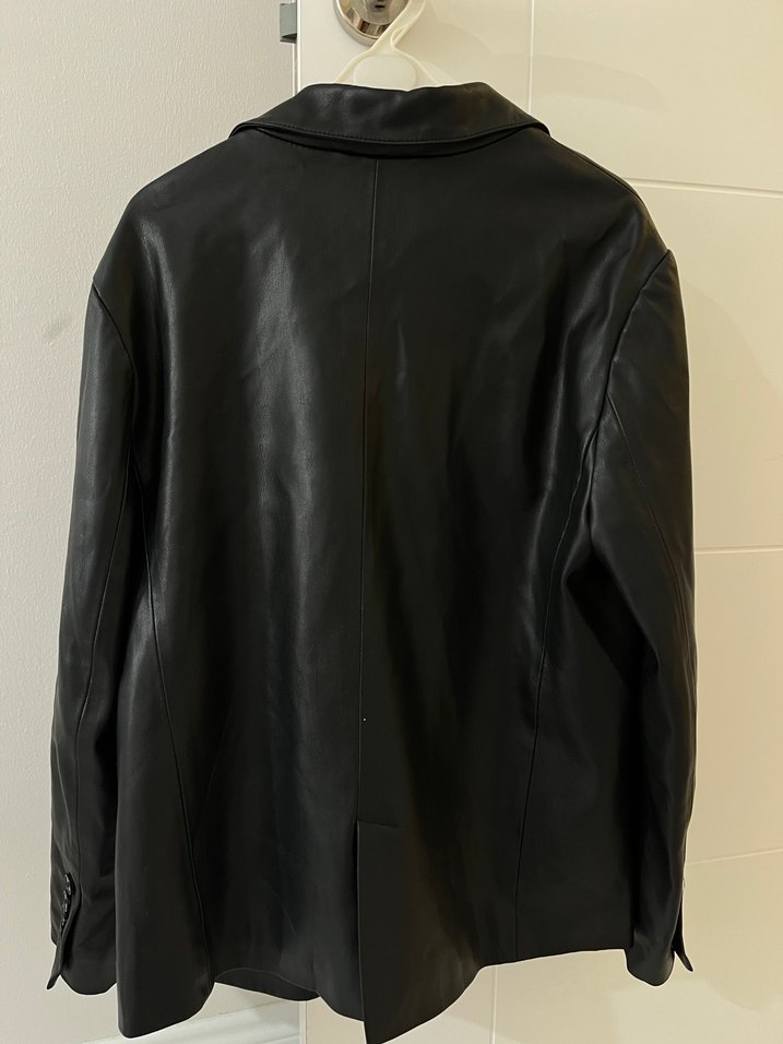 Zara deri ceket - Görsel 4