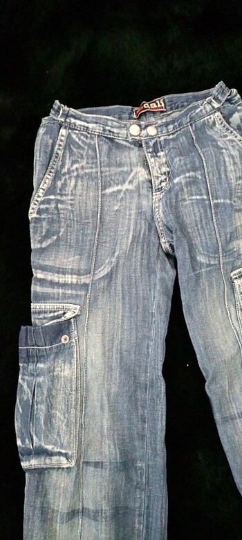 Kız çocuk kargo pamtalon - Görsel 2