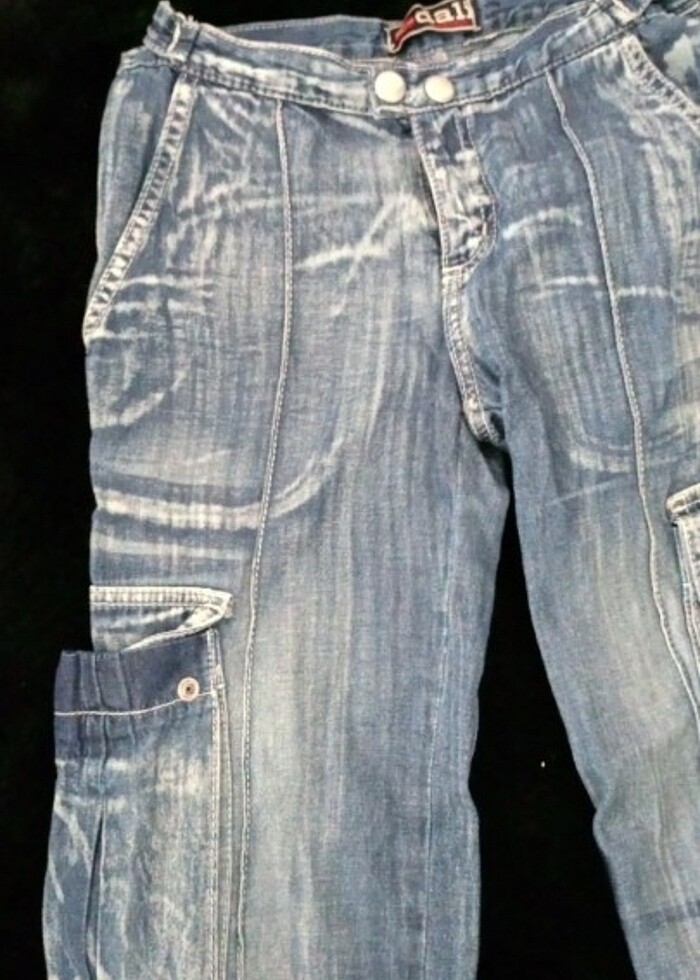 Kız çocuk kargo pamtalon - Görsel 2