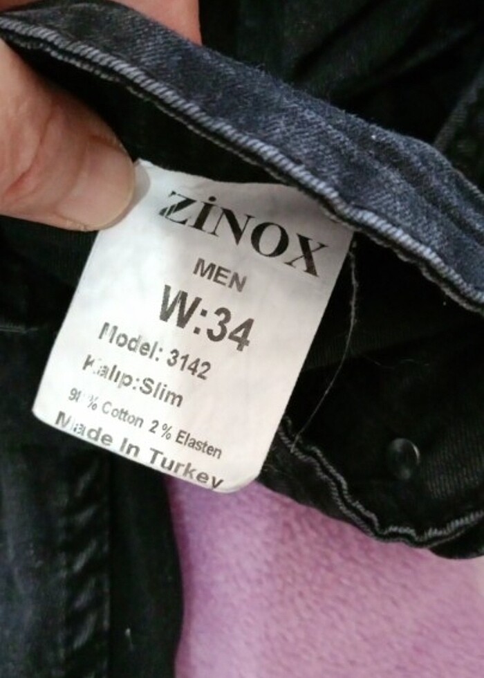 Erkek kot pantolon  - Görsel 3