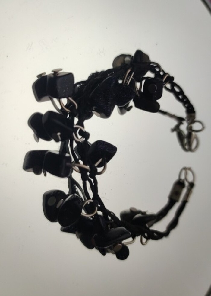 El yapımı doğal taş bileklik  - Görsel 2