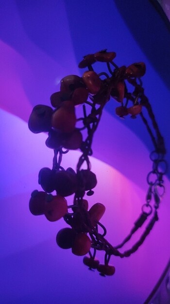 El yapımı Mercan doğal taş bileklik  - Görsel 5