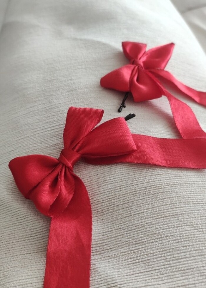 Kız çocuk Kurdele tel toka - Görsel 2