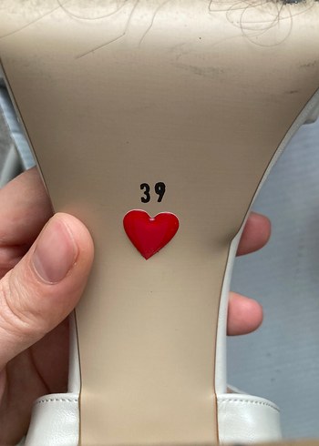 39 Beden beyaz Renk Beyaz Platform Topuklu Kadın Abiye Ayakkabı
