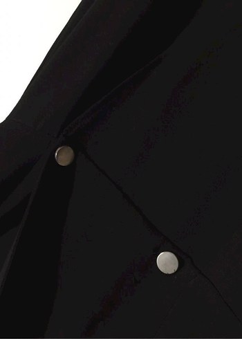 Siyah Uzun Kadın elbise - Görsel 4